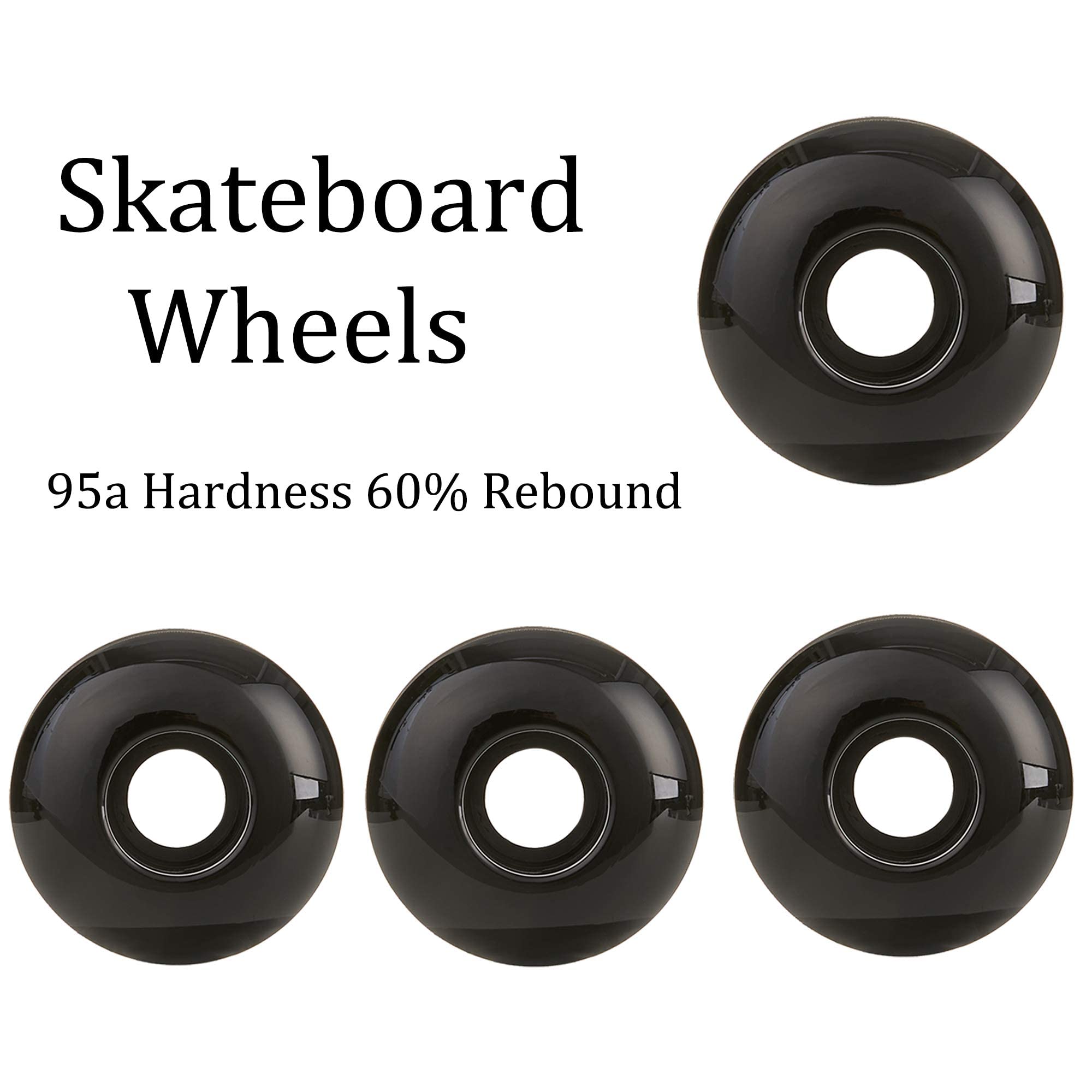 Axdt Skateboard Wheels Set,Include Skateboard Trucks, Skateboard Wheels 52Mm, Skateboard Bearings, Skateboard Pads, Skateboard H