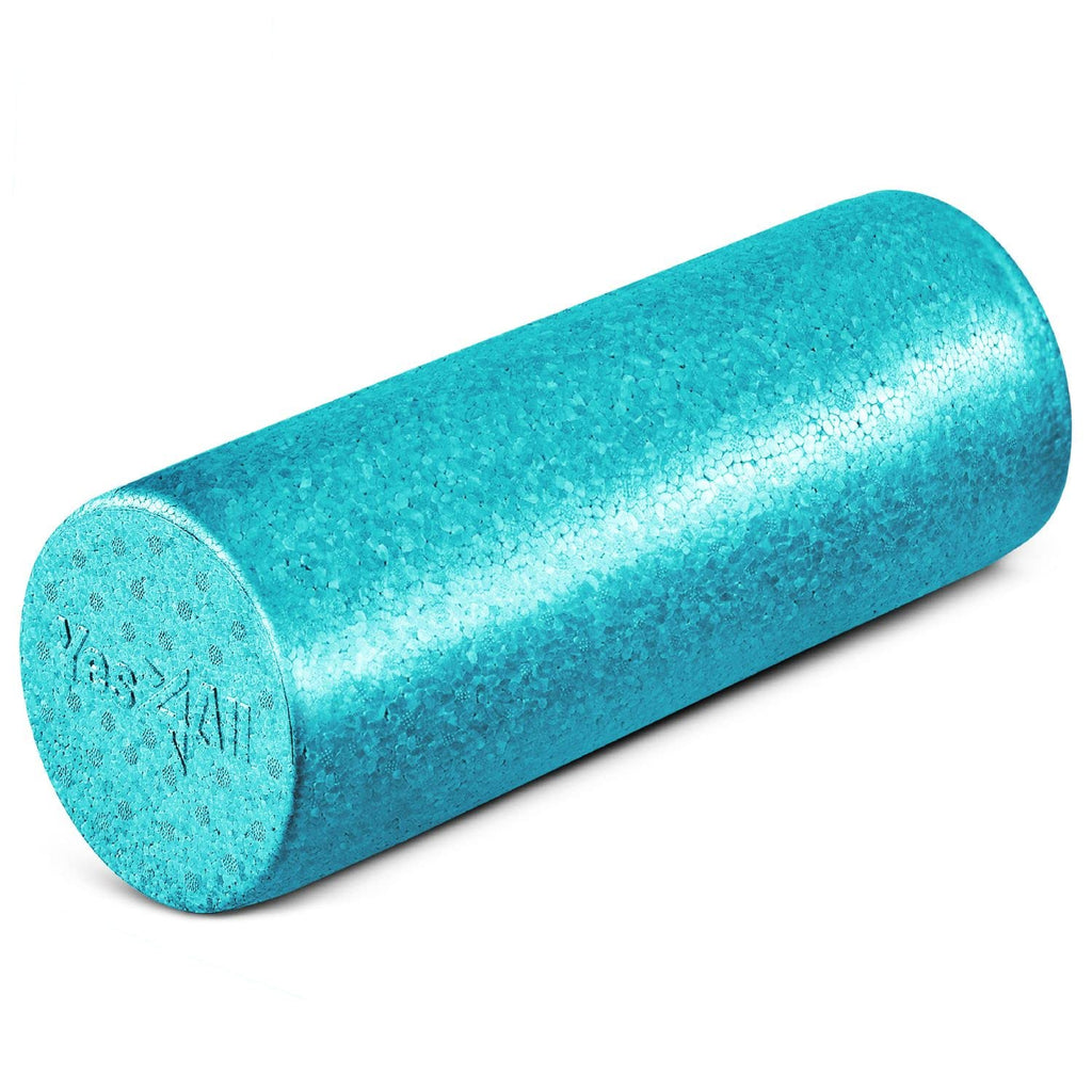 Yes4All High-Density EPP Round Back Roller Foam, Exercise Foam Roller for Yoga, & Pilates, Multiple Sizes and Colours, Turquoise