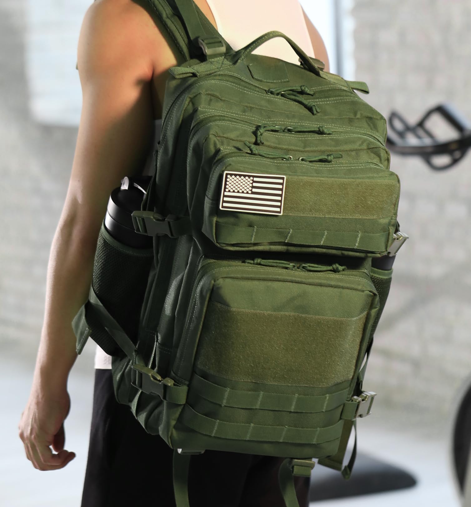 Saboos Gym Backpack For Women Tactical Military Outdoor Hiking Travel Camping Backpack Nylon Large Rucksack 45L