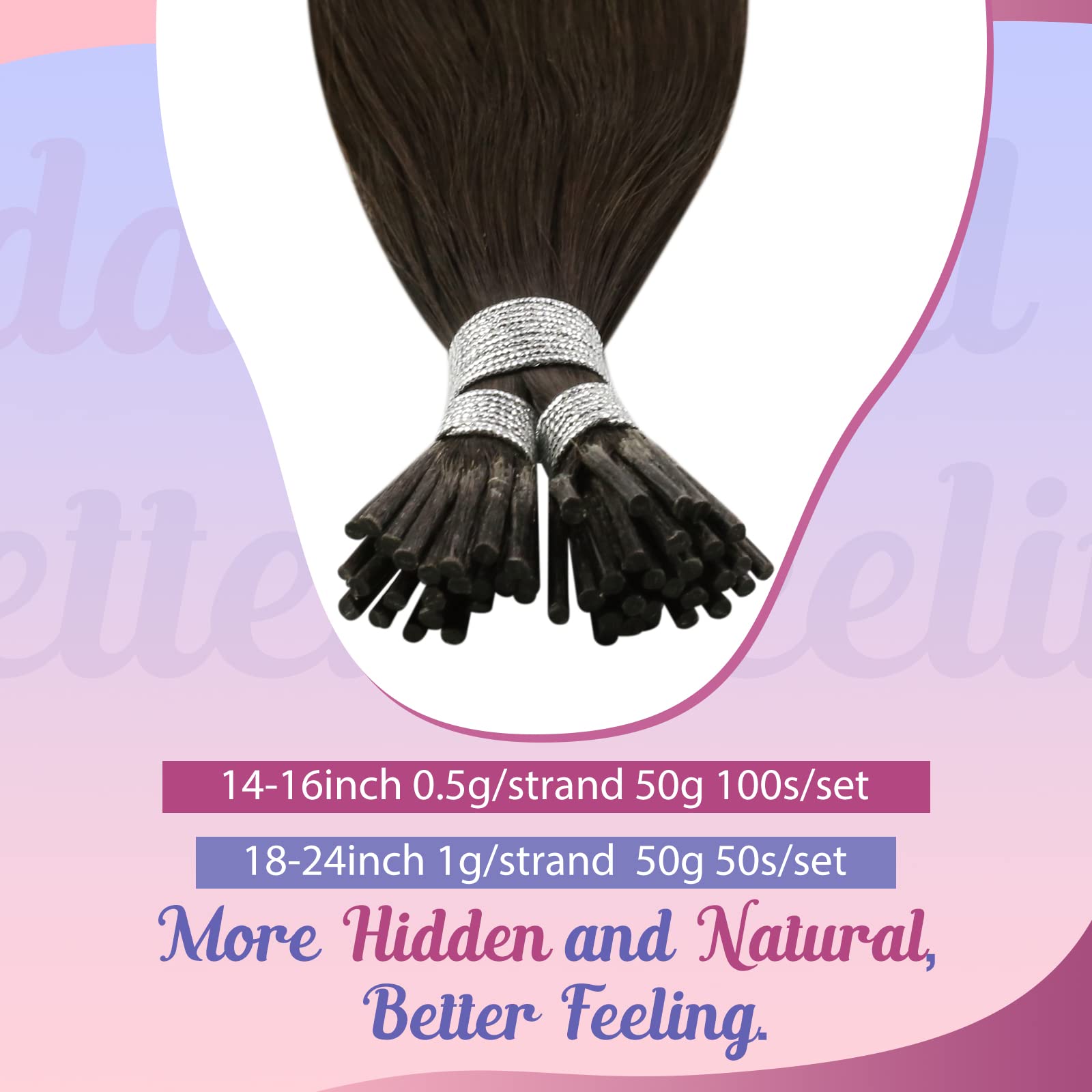 Sunny I Tip Hair Extensions Human Hair Dark Brown I Tip Real Human Hair Extensions Brown Pre Bonded I Tip Hair Extensions Real H