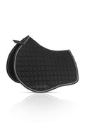 Equinavia Svalbard NordicAir Tech All Purpose Saddle Pad | Breathable Micromesh | Contoured Shape - Black - Horse
