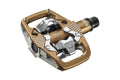 LOOK Cycle Bicycle Pedals, X-Track En-Rage Plus MTB Bicycle Pedals Clipless Pedals (Bronze)