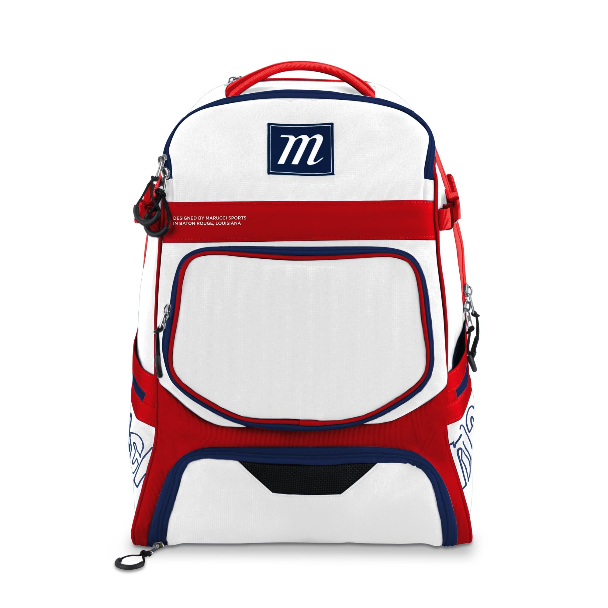 Marucci RANGR BAT PACK, WHITE/NAVY BLUE/RED