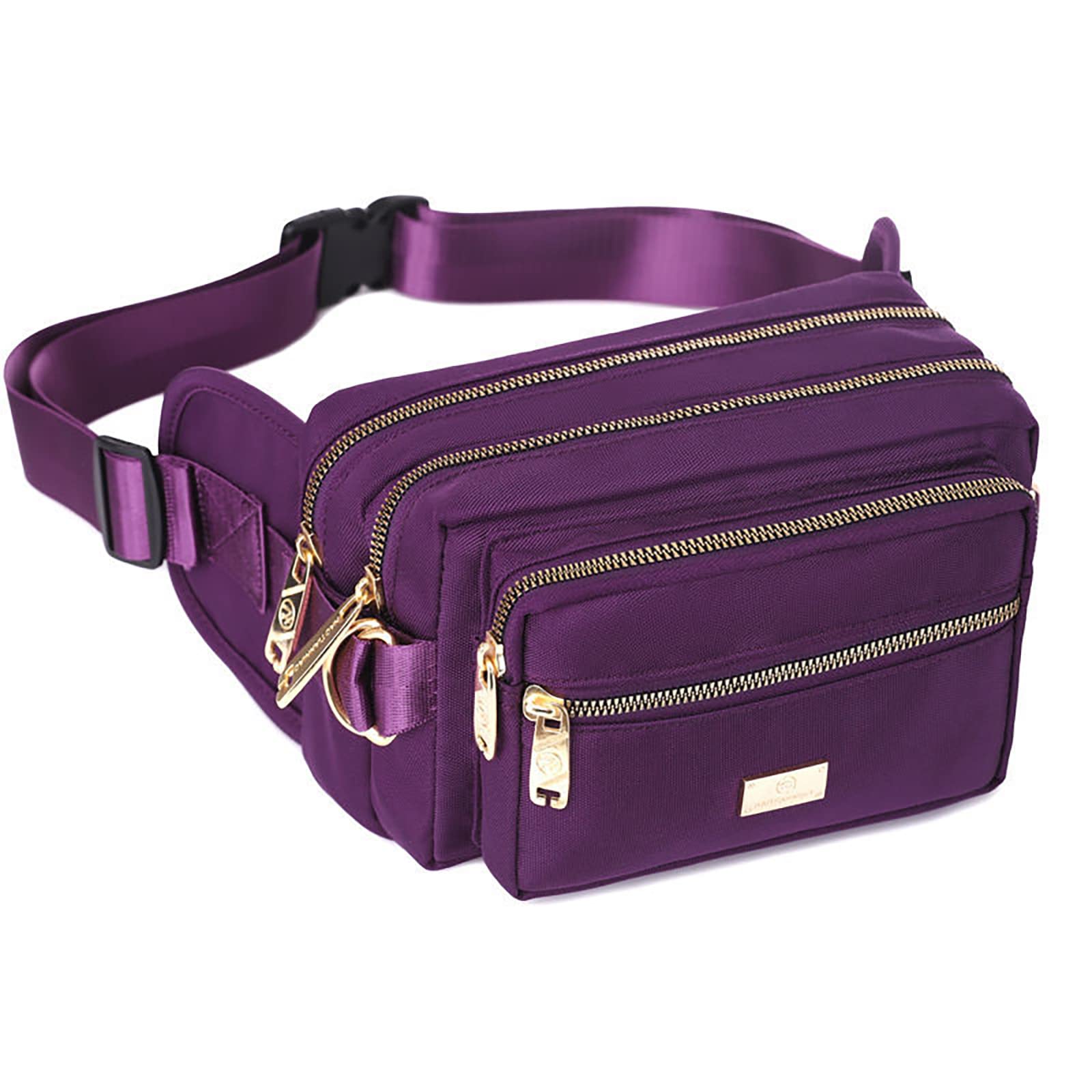 Banbituy Extra Large Fashion Fanny Pack for Men Women, Waist Bag for Waterproof Hiking Running Biking Gym Outdoor Sports Travel 