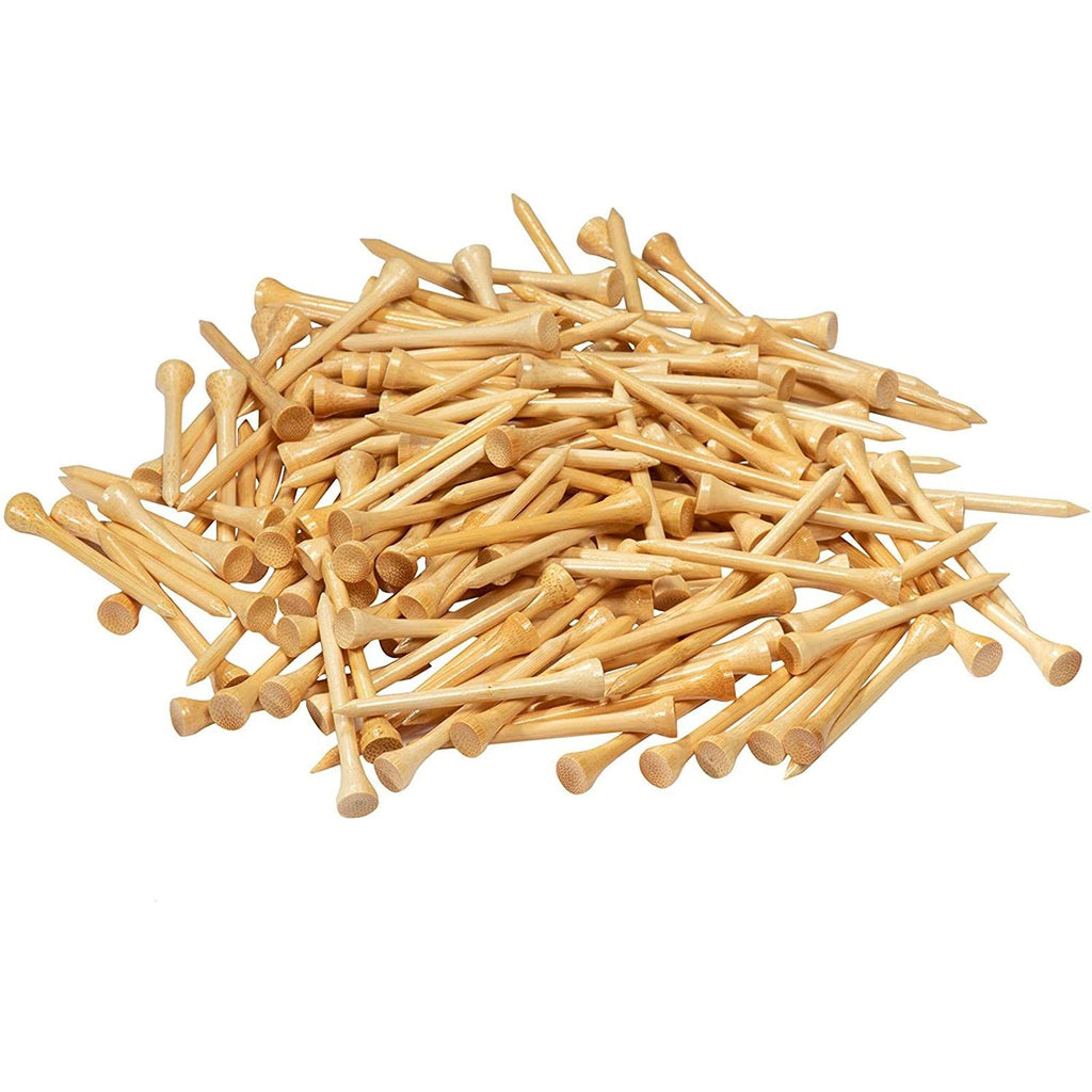 Juvale 300 Pack Bamboo Golf Tees In Bulk (2 3/4 Inch, Natural Wood Color)