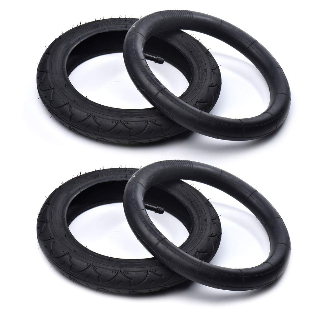 (2 Sets) 12.5    X 2.25 Kids Bike Replacement Tires And Tubes - Compatible With Most 12    Kids Bikes Like Royalbaby, Schwinn, A
