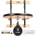 Yes4All 24 inches Adjustable Speed Bag Platform with Upgraded Speed Balls, Wall Mount Punching Bag Boxing Training Full Kit