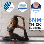 Cambivo Yoga Mat For Men And Women, Extra Long And Wide (84'' X 32'' X 1/4 Inch) Tpe Workout Mat, Large Exercise Fitness Mat For