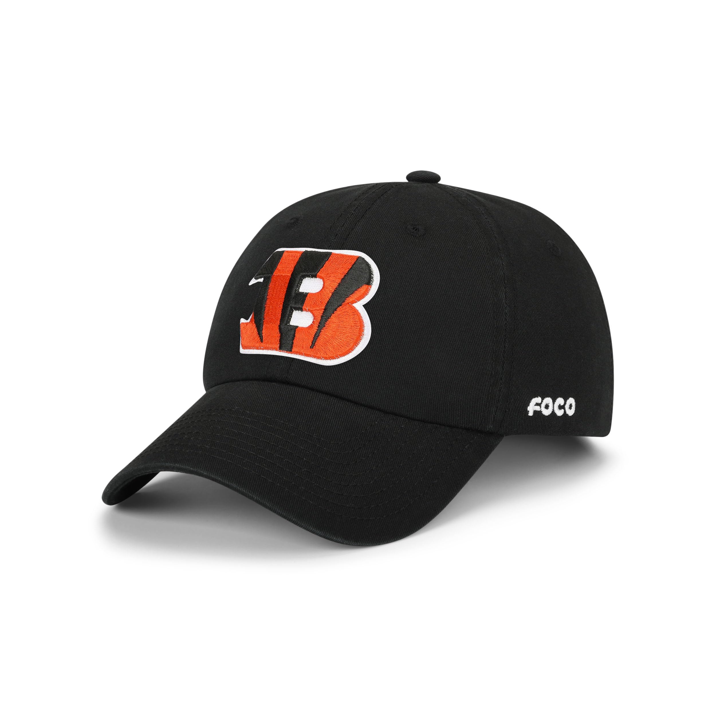 Foco Men'S Cincinnati Bengals Cap Nfl Logo Casual Hat, Team Color