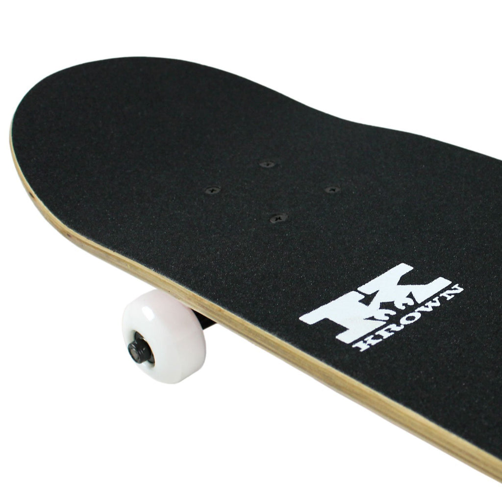 Krown Krrc-56 Rookie Checker Skateboard, Black/Pink, 7.75''