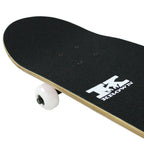 Krown Krrc-56 Rookie Checker Skateboard, Black/Pink, 7.75''