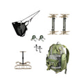 XOP Full RUT - Full Mobile Saddle Hunting System - Invader Saddle Platform, Mutant Saddle Harness, 4 Pack of X2 Sticks, J Hook S