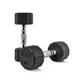 CAP Barbell 12-Sided Coated Dumbbell with Chrome Handle, Pair, 10 LB