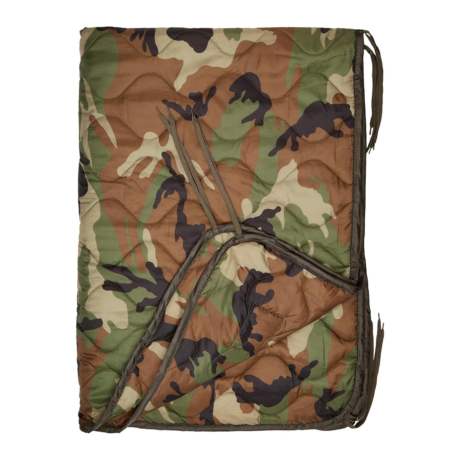 Mil-Tec Ripstop Poncho Liner - Lightweight Portable Durable Polyester Versatile Poncho Liner - Can be Used as Comforter, Blanket