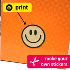 30 Sheets, Kraft Sticker Paper Labels, Laserinkjet Printing - Letter Size (85 X 11)