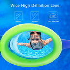Vetoky Kids Swim Goggles, Pack Of 2 Anti Fog Swimming Goggles Uv Protection Clear No Leaking For Child And Youth Ages 3-12 Blue+