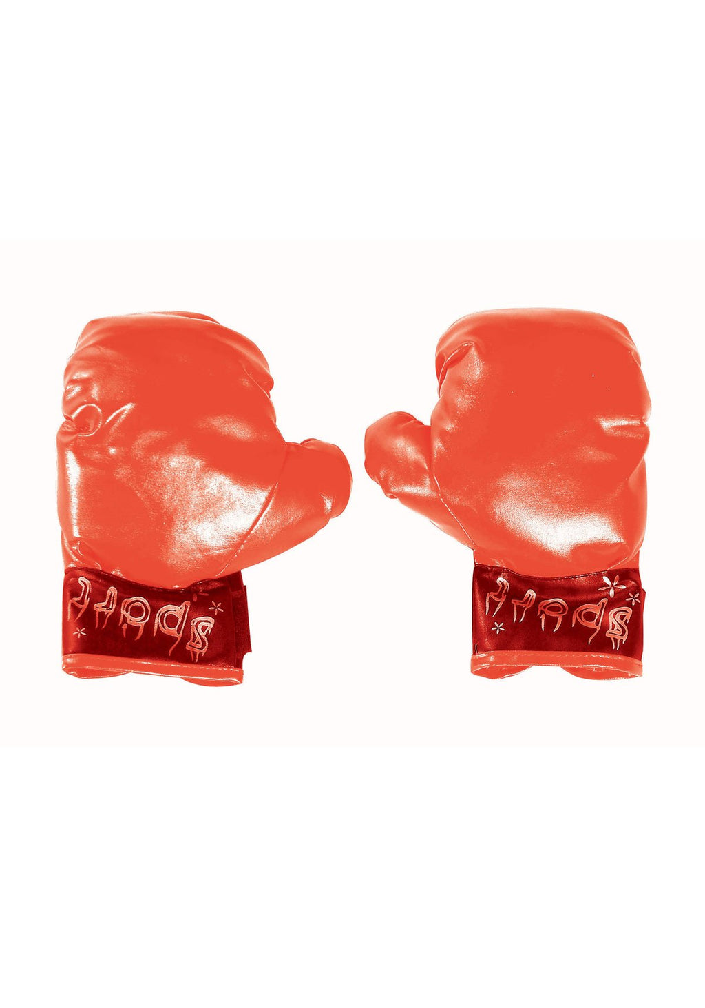 Red Vinyl Boxing Gloves