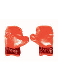 Red Vinyl Boxing Gloves