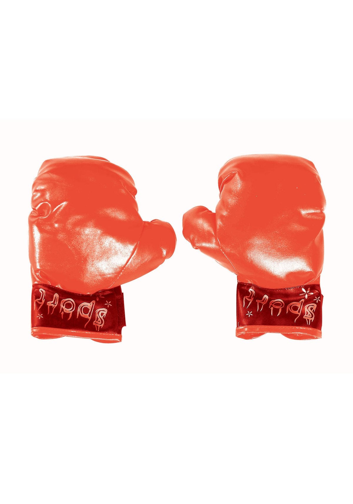 Red Vinyl Boxing Gloves