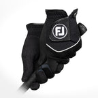 Footjoy Men'S Raingrip Golf Glove, Black, Cadet Small, Pair