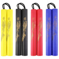 Wpxmer 4 Pack Foam Rubber Training Sticks, Martial Art Sticks for Kids & Beginners Practice and Training