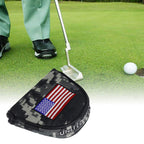 Seacloud Golf Putter Cover Usa Camouflage Golf Mallet Putter Head Cover Protector Magnetic Closure