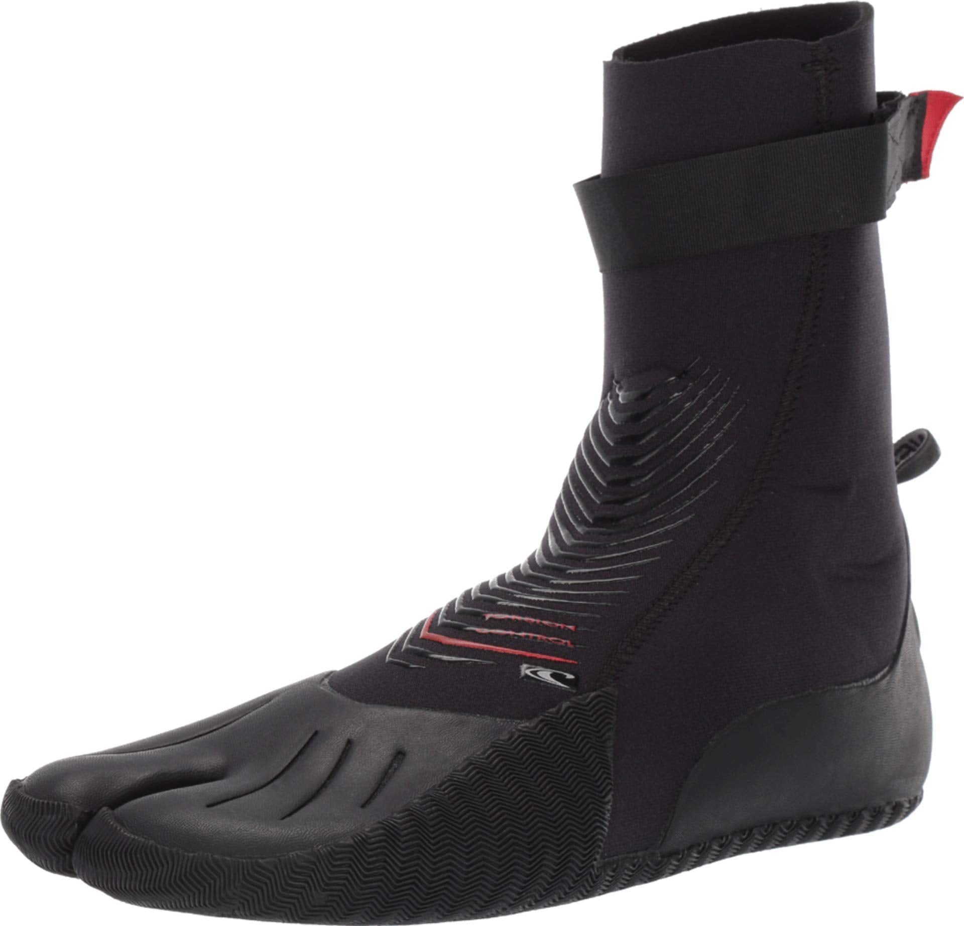 ONeill Heat 3mm Split Toe Neoprene Boot with Textured Rubber Sole for Cold Water Surfing, Paddleboarding, Snorkeling, and Any W