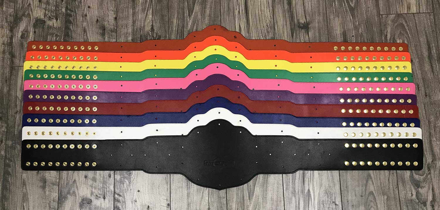 Undisputed Belts World Championship Belt - Custom Banner Text And Color Options - 2 Day Production