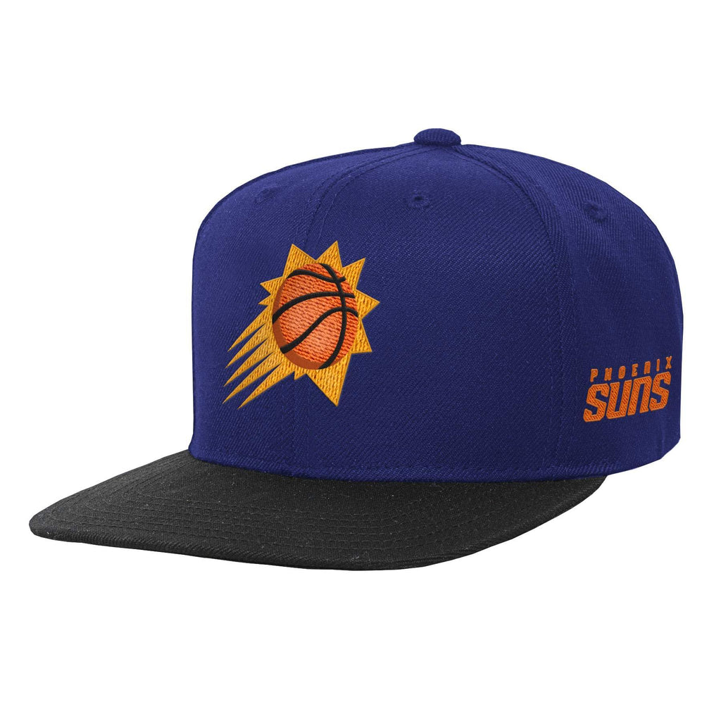 Outerstuff Nba Kids Youth 8-20 Official 2-Tone Snapback Hat Cap (Us, Alpha, One Size, Phoenix Suns)