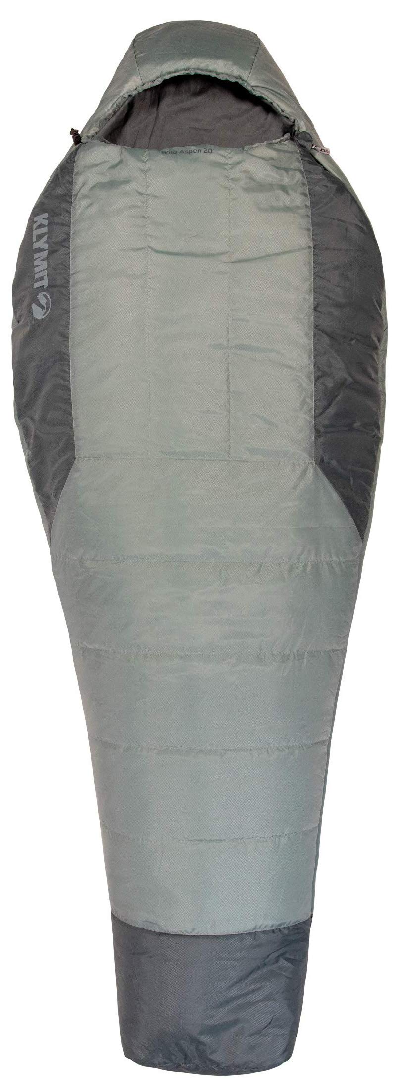 Klymit Wild Aspen Lightweight Mummy Cold Weather Sleeping Bag For Camping, Hiking, And Backpacking