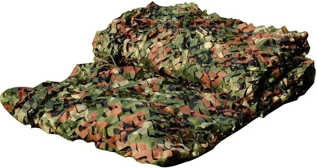 Loogu Camo Netting, Camouflage Netting For Sunshade, Camping, Shooting And Hunting And Many More (16.5X20Ft, 5Mx6M, Woodland Cam