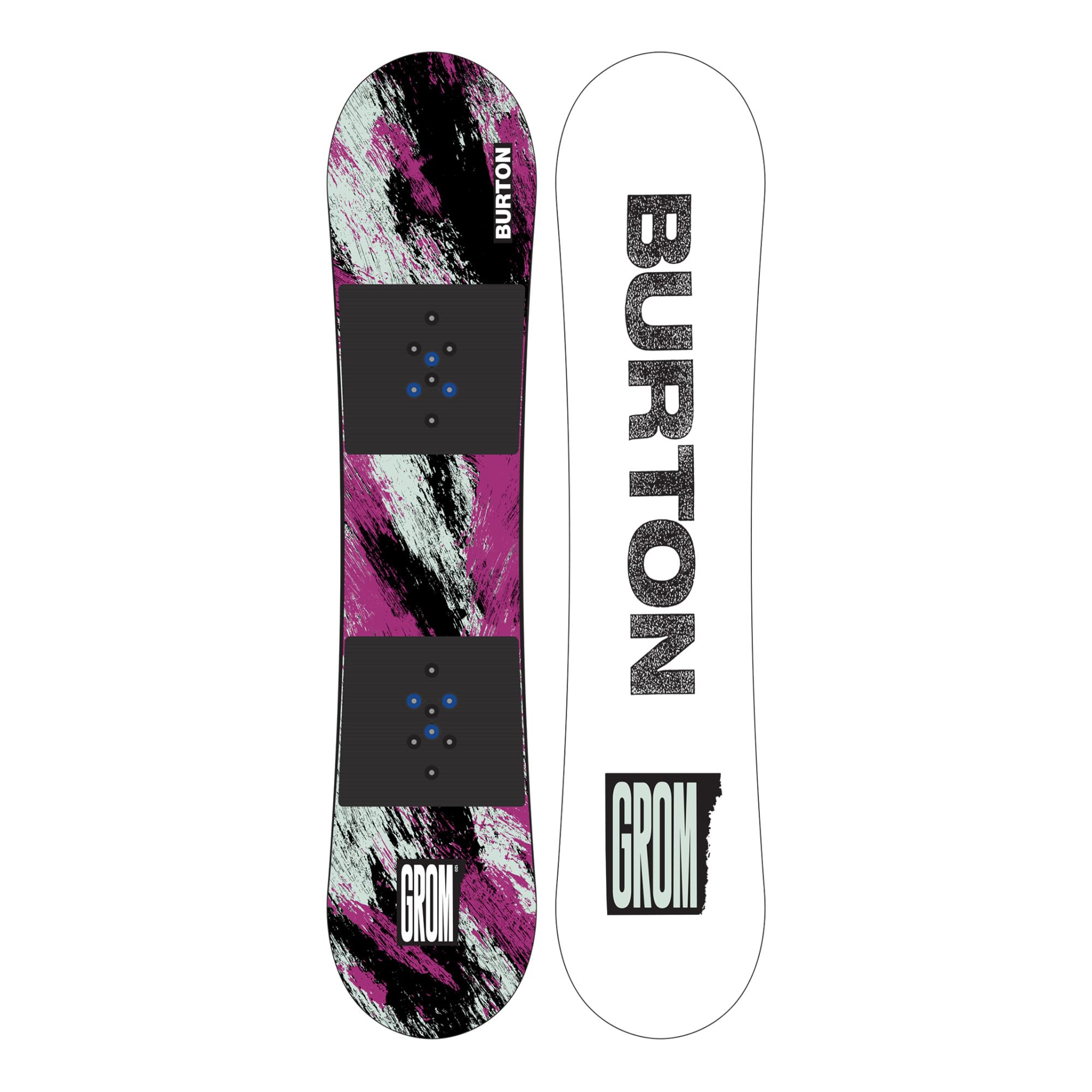 Burton Kids' Grom Snowboard, Purple/Teal, 130cm