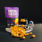 Moon Cheese Space Spice, Sweet Cosmic Chili, Crunchy, Protein-Rich Cheese Snack, Keto Friendly, 100% Real Cheese, Low Carb, Glut