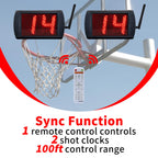 Yz 5 Inch Led Custom Time 12/14/20/24/30 Seconds Shot Clock Countdown Timer Clock For Basketball Game, Portable Shot Clock Timer
