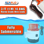 Seaflo 4700 Gph 12V Heavy Duty Electric Bilge Pump (4700Gph 12V)