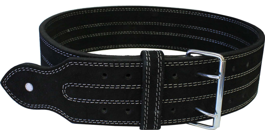 Ader Sporting Goods Leather Power Lifting Belt Black (Medium) 28-35