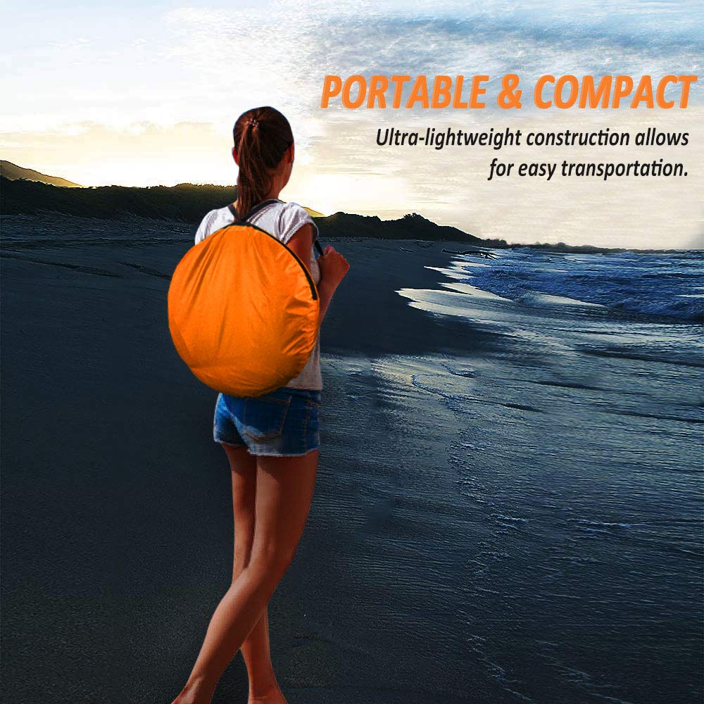 Anngrowy Pop Up Privacy Tent Shower Tent Portable Outdoor Camping Bathroom Toilet Tent Changing Dressing Room Privacy Shelters R