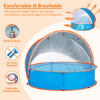 Peradix Baby Beach Tent, Paddling Pool For Kids & Pets Infant Ball Pit Tent, Toddler Wading Pool Uv Sun Shelter Canopy With Mosq