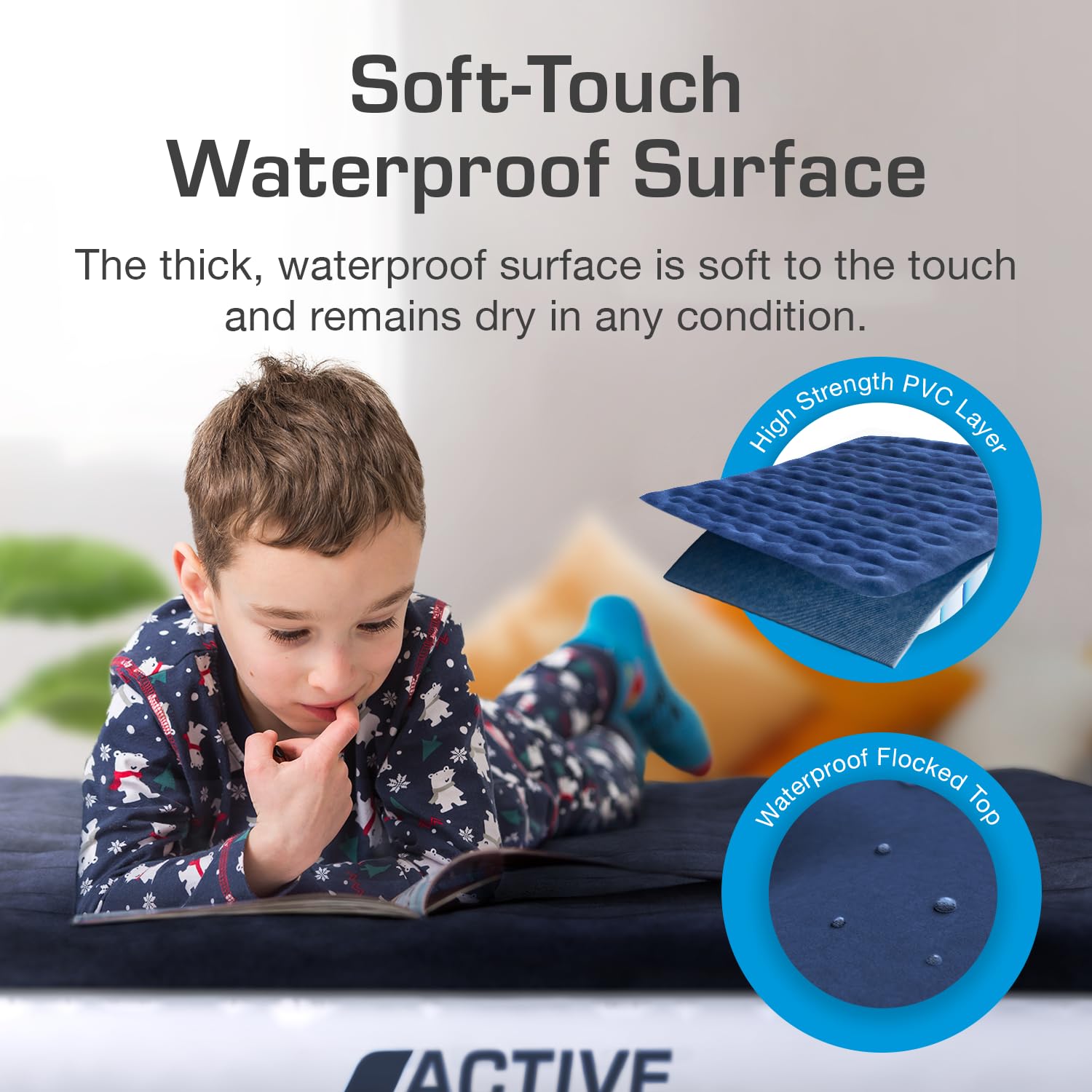 Active Era Luxury Camping Air Mattress With Built In Pump - Twin Air Mattress With Usb Rechargeable Pump, Travel Bag - Single Ai