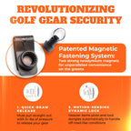 Frogger Golf Magnetic Belt Latch-It Accessory Attachment System - Secure & Quick Golf Gear Access, Hands-Free Equipment Manageme