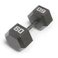 Marcy 60lb Cast Iron Hex Dumbbell, Single, IV-2060, Black, 60lbs