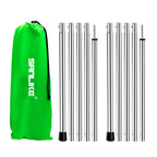 San Like Tent Pole Telescopic Adjustable Tarp Poles For Camping Canopy Awning Shelter Backpacking Hiking -(Adjustable Length - S
