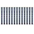 Winn Dri-Tac Midsize (+1/16 Inch) Navy Blue 13 Piece Golf Grip Bundle (