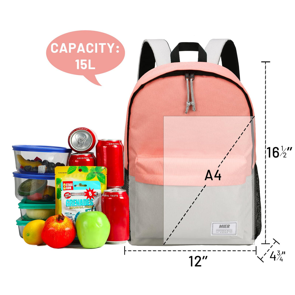 Mier Insulated Backpack Cooler Small Leakproof Lunch Back Pack With Coolers Lightweight Cute Lunch Bag For Women Men To Work, Pi
