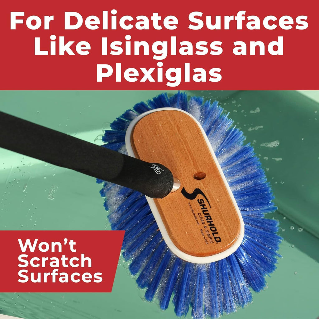 Shurhold 6 Nylon Extra Soft Bristles Deck Brush