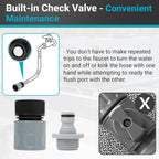 Xcwt Quick Connect Flush Adapter Kit For Seadoo - Water Hose Flush Adapter For Sea Doo 1997-2011 Jetski Pwc (Except 1999 & 2000