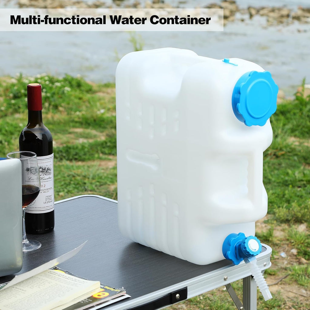 Campmax Water Container With Spigot, 5 Gallon Portable Water Storage For Camping (18.5L)