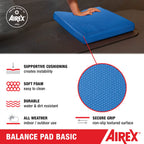 Airex Balance Pad Basic - Stability Trainer For Balance, Stretching, Physical Therapy, Exercise, Mobility, Rehabilitation And Co