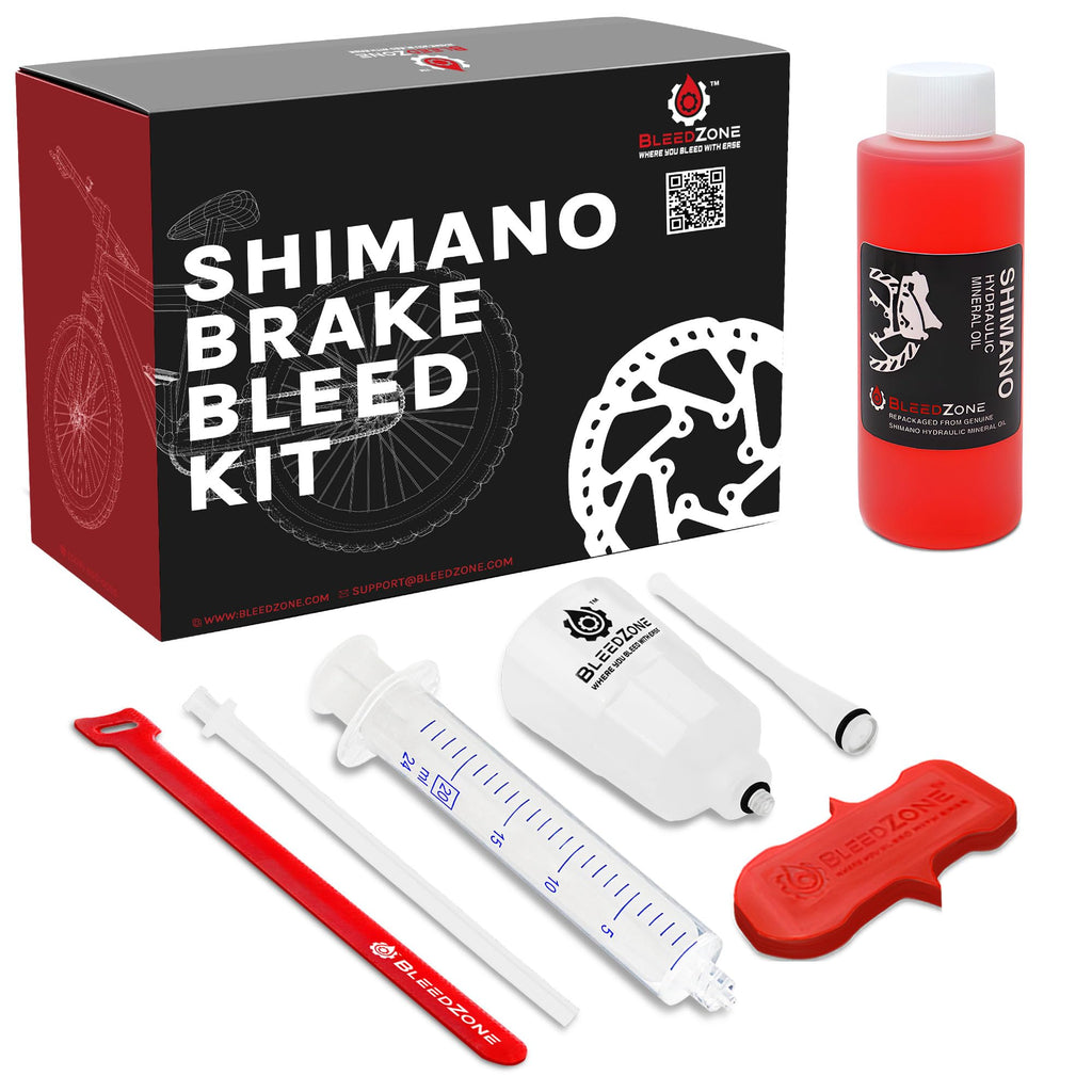 Bleed Kit For Shimano Hydraulic Mountain Bike Mtb Brakes With 120Ml Mineral Oil