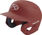 Rawlings | Mach Batting Helmet | Matte Cardinal | Junior (6 3/8'' - 7 1/8'')